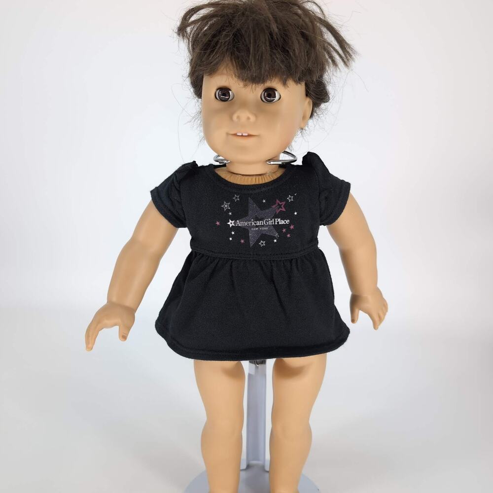 American Girl Black Star Graphic Fashion Tee 2012 Retired Top For 18" Dolls VGUC